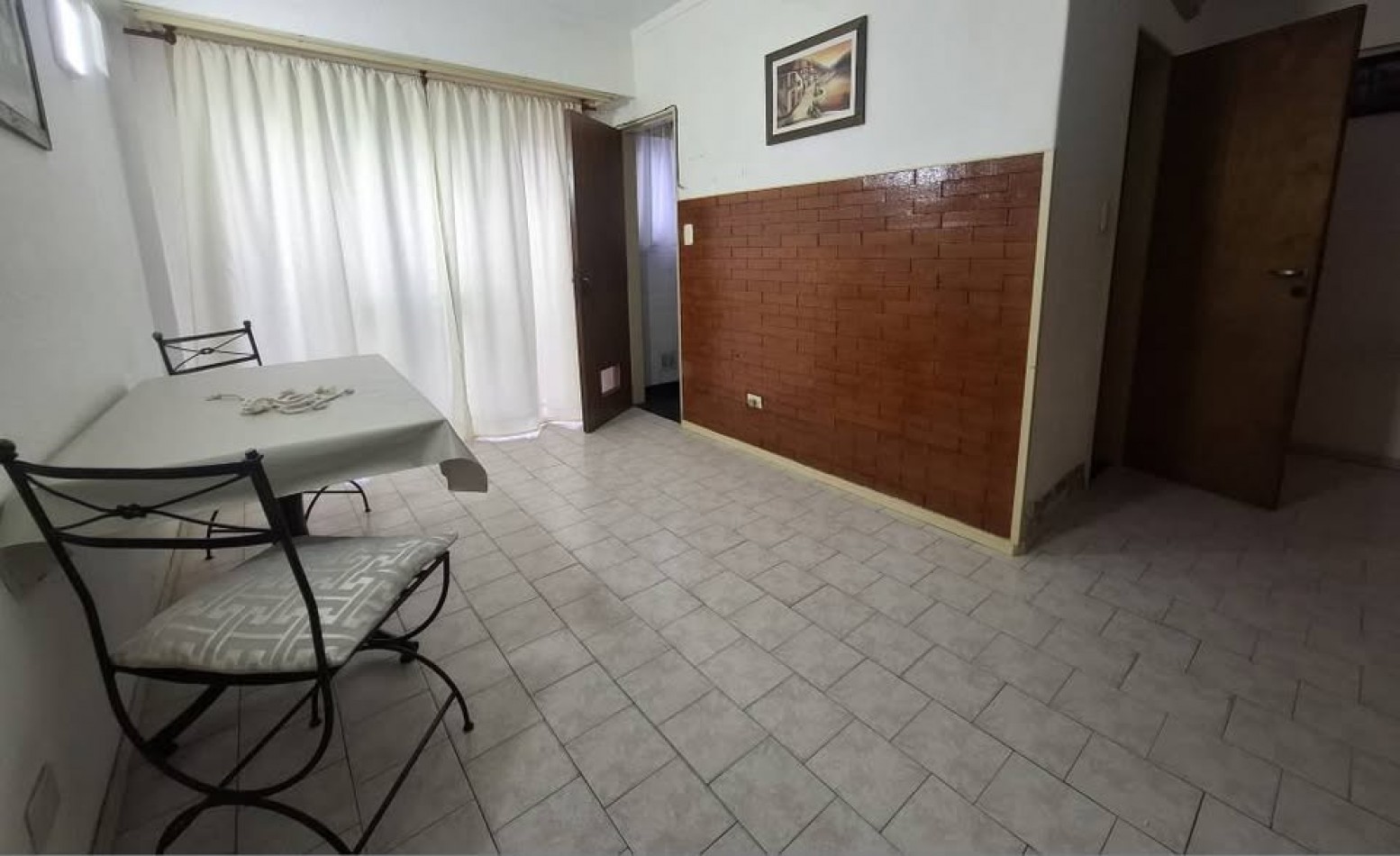 Departamento de un ambiente y medio
