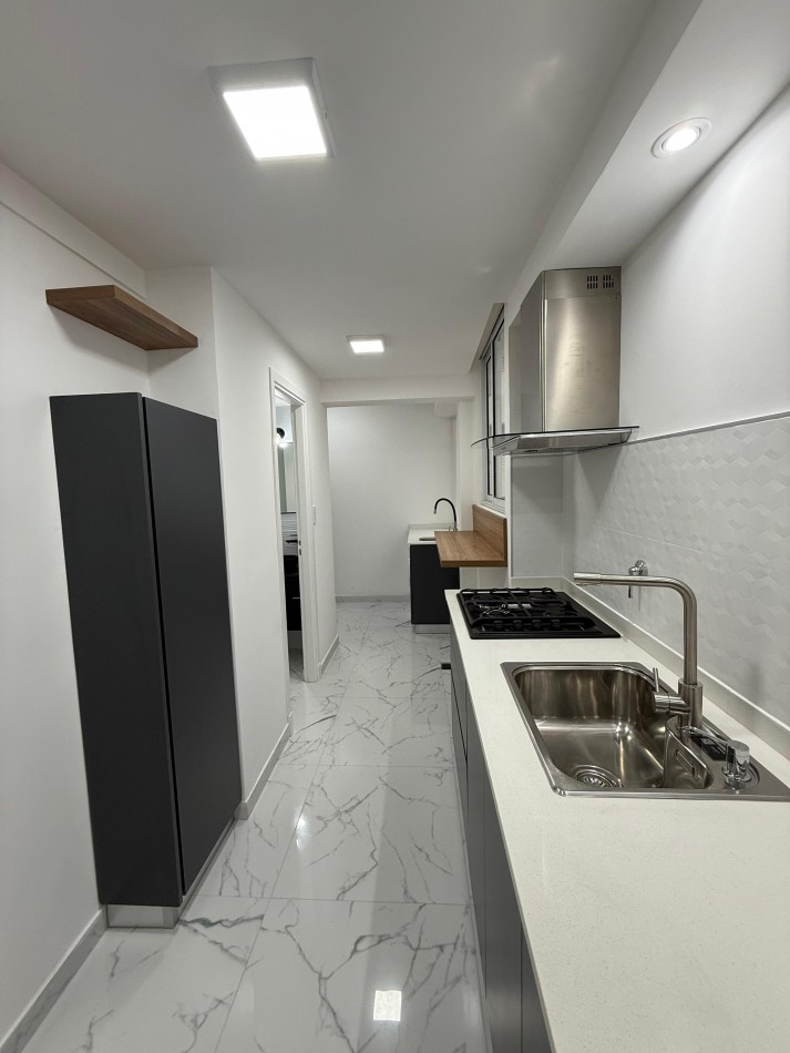 Departamento 2 ambientes al frente totalmente reciclado